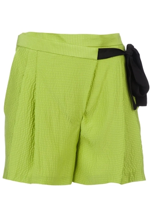 Matthew Williamson Belt tie shorts - Green