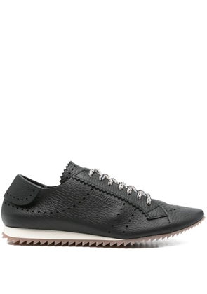 Pedro Garcia Celin perforated sneakers - Black