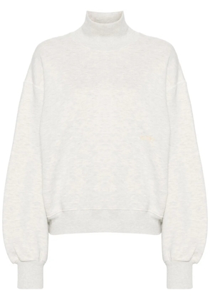 Autry turtle-neck jersey sweatshirt - Neutrals