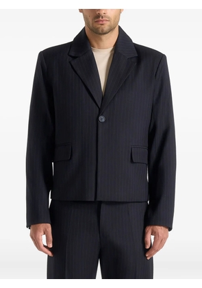 Manière De Voir Silas cropped blazer - Blue