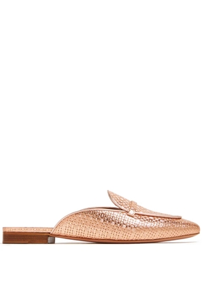 Malone Souliers Berto leather mules - Gold