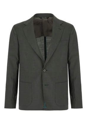 COLAMARINO wool single-breasted blazer - Green