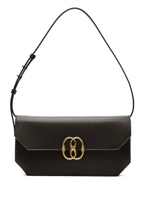 Bally Emblem leather shoulder bag - Black