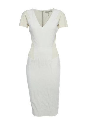Victoria Beckham short-sleeve midi dress - White