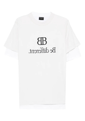 Balenciaga layered graphic T-shirt - White