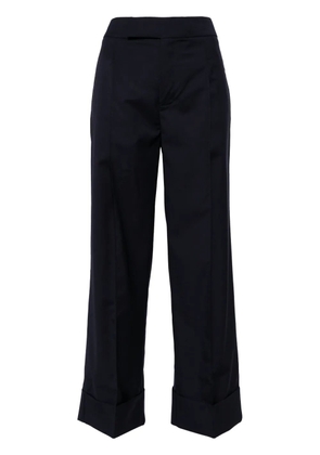 SA SU PHI high-rise wool trousers - Blue