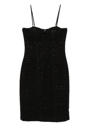 ROTATE BIRGER CHRISTENSEN sequin-embellished bouclé midi dress - Black