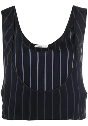 Gauchère Mini Mirror striped tank top - Blue
