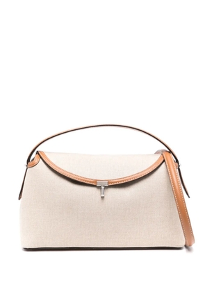 TOTEME T-Lock shoulder bag - Neutrals