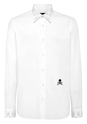 Philipp Plein monogram-embellished shirt - White