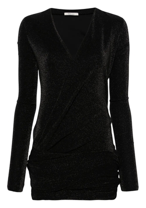 REV Ezri lurex minidress - Black