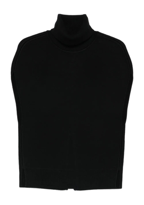 TOTEME double-knit vest - Black
