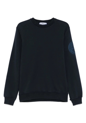 Stone Island Compass-embroidered sweatshirt - Blue