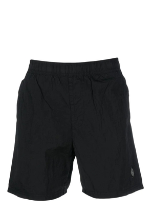 Stone Island Compass-logo swim shorts - Black
