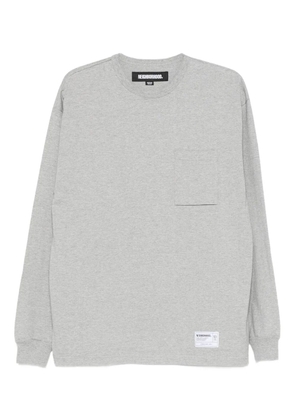 Neighborhood patch-pocket long-sleeve T-shirt - Grey