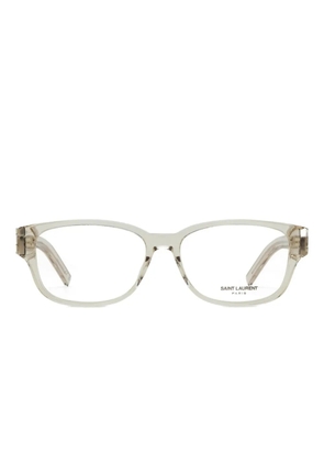Saint Laurent Eyewear rectangle-frame glasses - Neutrals