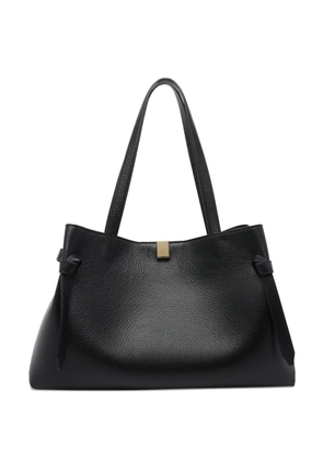 Yuzefi GYOZA leather shoulder bag - Black