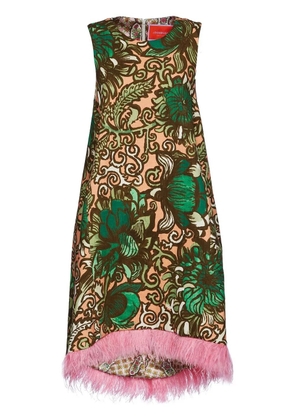 La DoubleJ La Scala graphic-print dress - Green