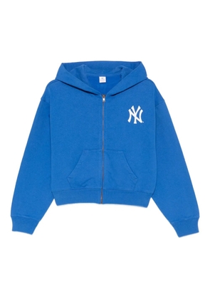 Sporty & Rich zip hooded sweatshirt - Blue
