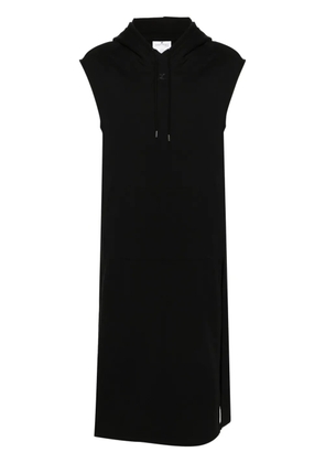 Courrèges sleeveless hooded maxi dress - Black