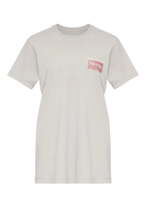 Maison Margiela slogan-print T-shirt - Neutrals