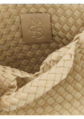 NAGHEDI petit St. Barths woven tote bag - Neutrals
