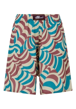 Marni logo swim shorts - Neutrals