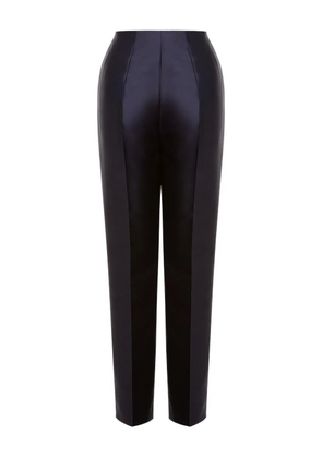 Alberta Ferretti satin tailored trousers - Blue