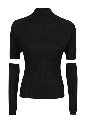 HINNOMINATE ribbed-knit jumper - Black