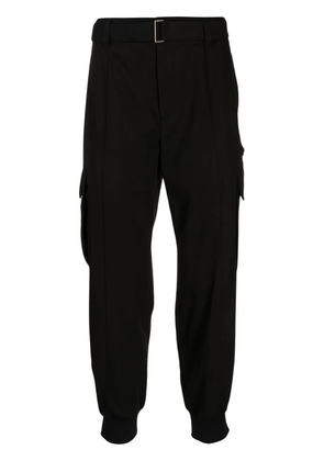SONGZIO belted track pants - Black