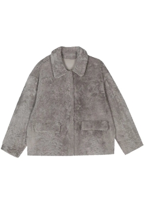 Desa 1972 reversible shearling jacket - Grey