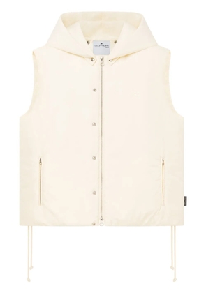 Courrèges hooded padded gilet - Neutrals