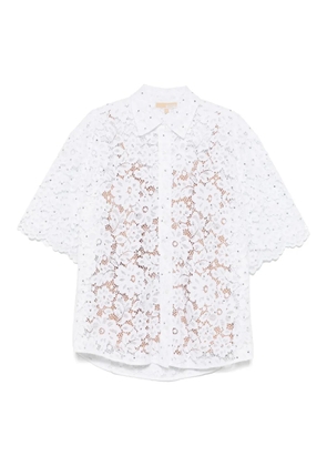 Michael Michael Kors studded lace shirt - White