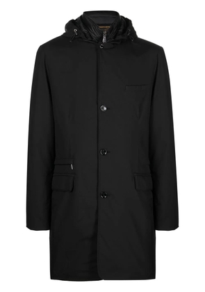 Moorer Redon-PUM hooded coat - Black