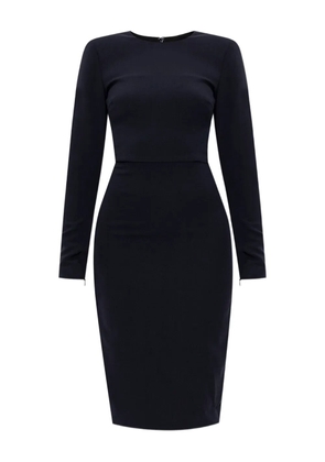 Victoria Beckham long-sleeve fitted dress - Blue