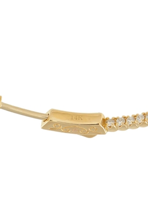 LB Exclusive diamond hoop earrings - Gold