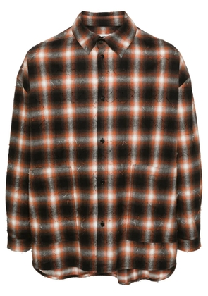 Henrik Vibskov check-pattern shirt - Black