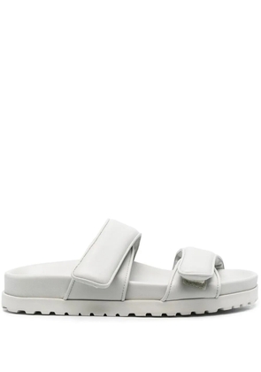 GIABORGHINI Perni 11 double-strap slides - Grey