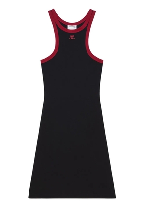 Courrèges cotton scuba dress - Black