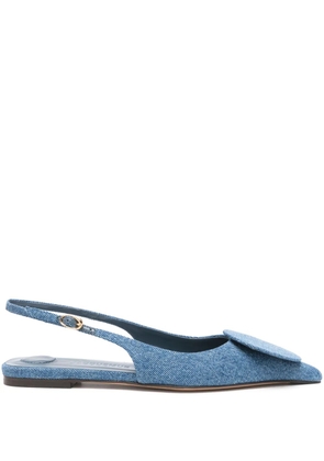 Jacquemus Les Slingback Duelo Plates ballerina shoes - Blue