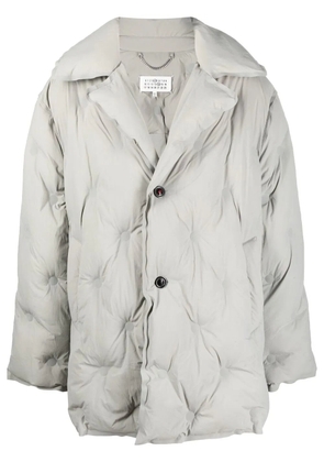 Maison Margiela single-breasted padded coat - Grey