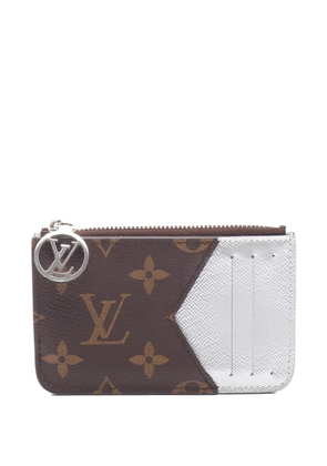 Louis Vuitton Pre-Owned monogram-pattern top-zip coin purse - Brown