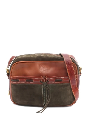 Loewe Pre-Owned 2000s Anagram leather shoulder bag - Brown