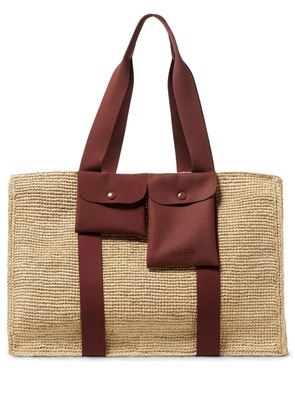 ERES Voyageur beach bag - Neutrals