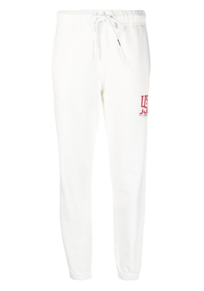 Autry logo-print track pants - White