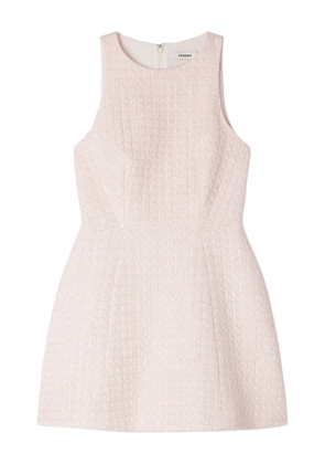 SANDRO tweed-fabric sequin-embellished mini dress - Pink