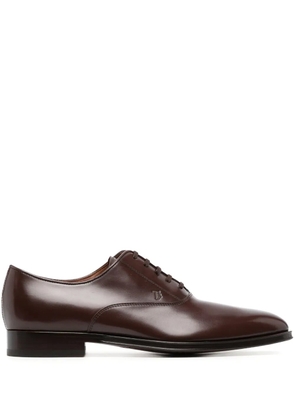 Tod's leather oxford shoes - Brown