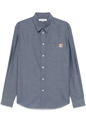Maison Kitsuné Fox Head shirt - Blue