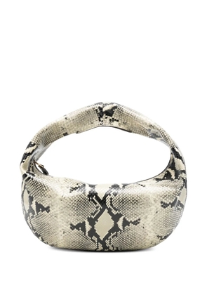 KHAITE Medium Olivia snake-print tote bag - Black