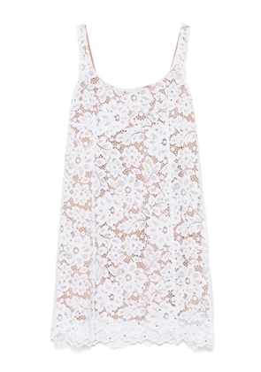 Michael Kors studded lace mini dress - White